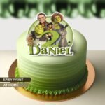Personalized Shrek Cake Topper - Custom Name &amp; Age - Designs4Celebrate