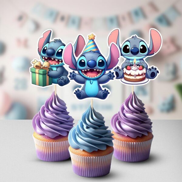 Lilo & Stitch Cupcake Decorations