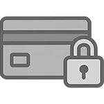 Secure Payments – A credit card with a lock or PayPal symbol subtly integrated.